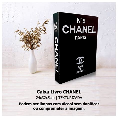 livro chanel decorativo